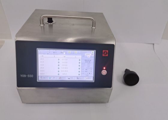 comprar 7inch contador de la partícula de aire del laser de la pantalla a color 50LPM con seis canales online manufacture