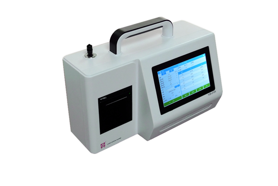 Un buen precio. Contador de la partícula de aire del LCD con la medida profesional y el análisis exacto en línea