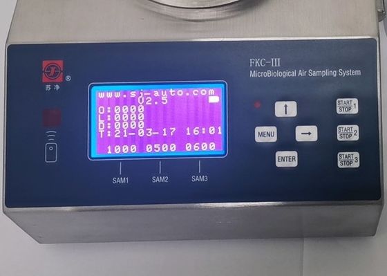 Un buen precio. Dechado microbiano viable SU316L 0.38m/S del aire del recinto limpio en línea