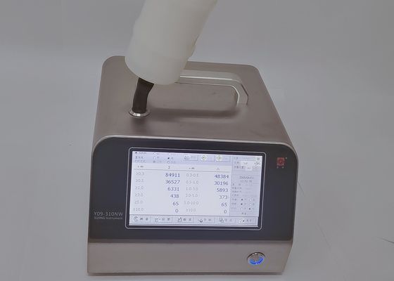 Contador portátil 80W de la partícula del laser de Y09-310NW con la pantalla táctil