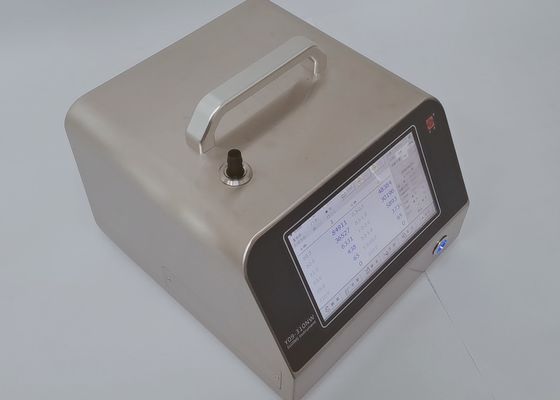 Un buen precio. Contador de la partícula de aire de la pantalla táctil de 7 pulgadas para el sitio limpio DC16.8V en línea