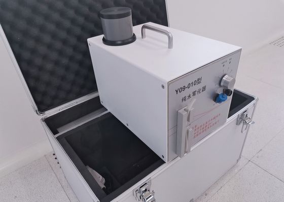 Un buen precio. Recinto limpio puro Fogger Y09-010 del generador de la niebla del agua de la dirección de la circulación de aire en línea