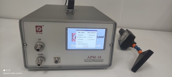 El fotómetro del aerosol de Digitaces para HEPA filtra auto pone a cero